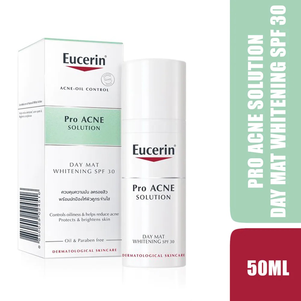 Kem Kiểm Soát Dầu cho Da Mụn Eucerin ProACNE Solution Matt Fluid (50 ml)