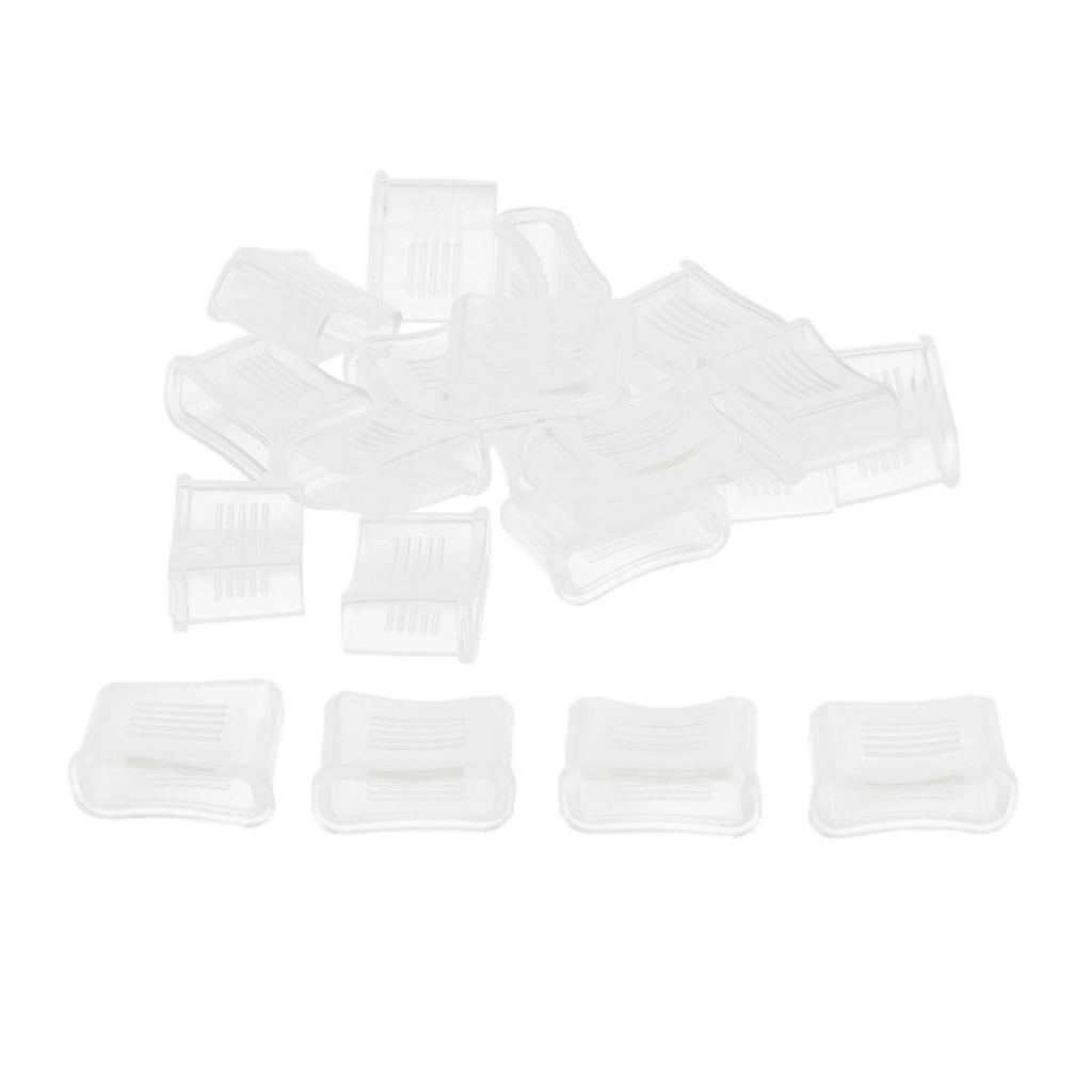 20 Pieces Referee Whistle Cover Transparent Whistle Cushioned Mouth Grip