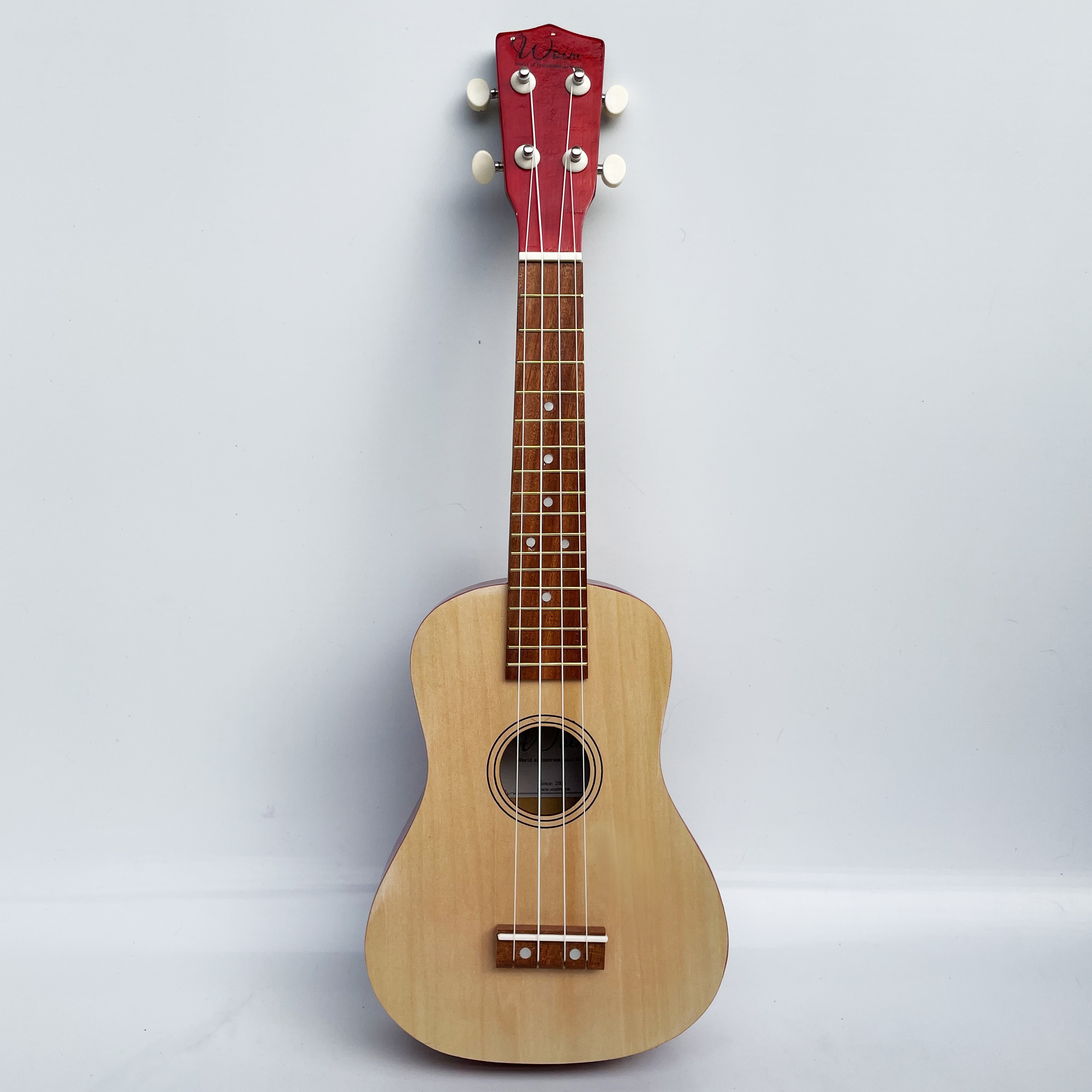 Đàn Ukulele Concert Woim 33A19 Kèm Capo Nâng Tông Và Máy Lên Dây Điện Tử - Gỗ