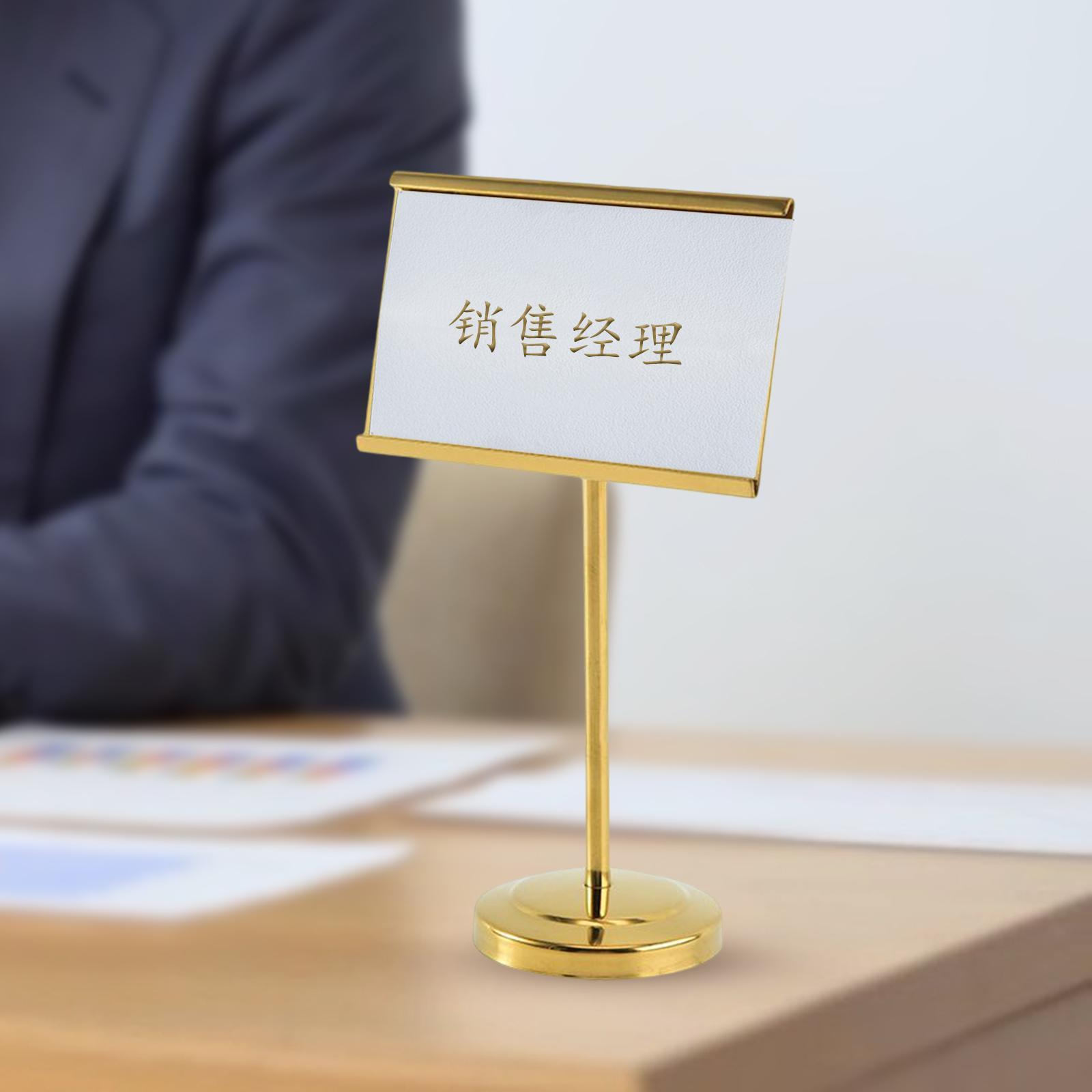 Business Card Holder for Desk Card Name Stand Display for Exhibition