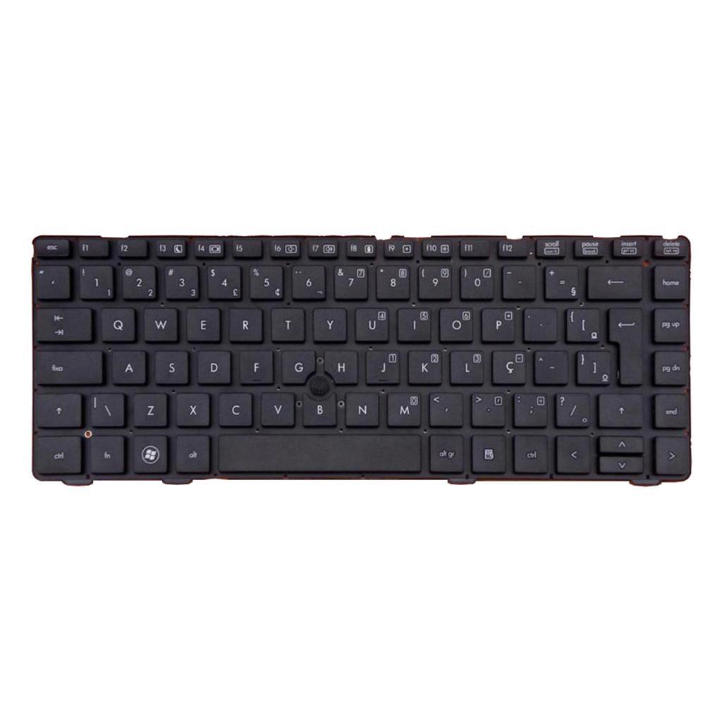 For HP 6460b 6465b 6475b 8460p 8460w Laptop Brazil Keyboard With Stick Point