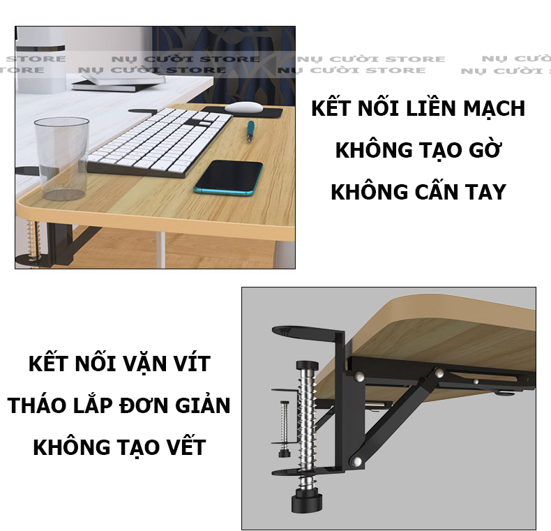 Bảng Mở Rộng Bàn Làm Việc; Kệ Bàn Máy Tính; Bàn Học Gấp Gọn Thông Minh - Hàng Nhập Khẩu