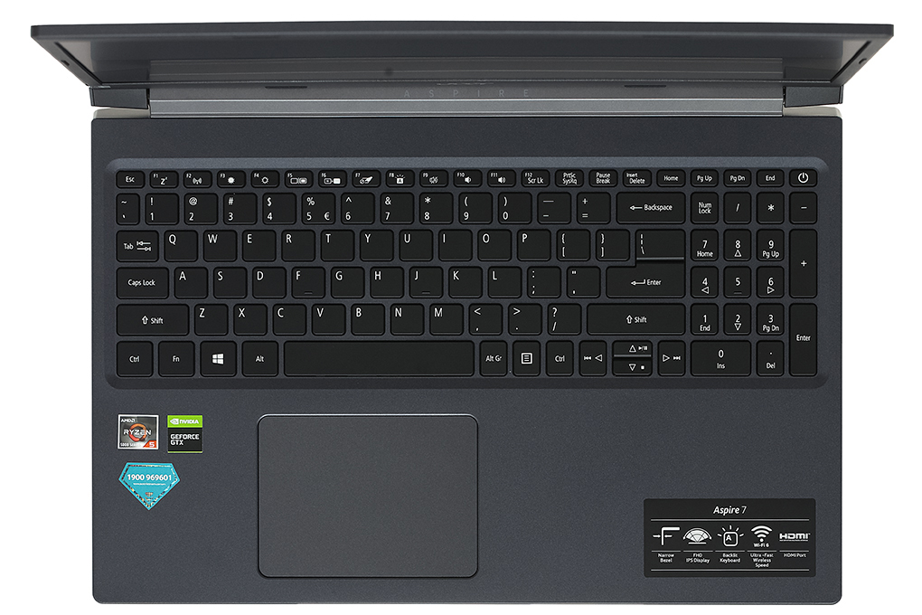 Máy Tính Xách Tay Laptop Acer Gaming Aspire 7 A715-42G-R4XX - Hàng Chính Hãng