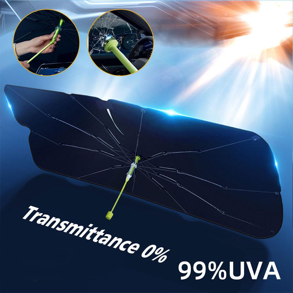 Ô Dù Che Kính Lái Trên Ô Tô Windshield Sun Shade Umbrella Lite UPF50+ - Home Decor Furniture