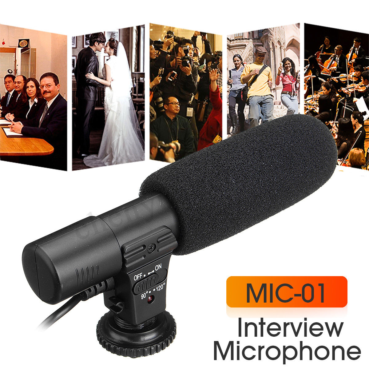 Microphone MIC-01 Dùng Cho Máy Ảnh Canon,Nikon AZONE