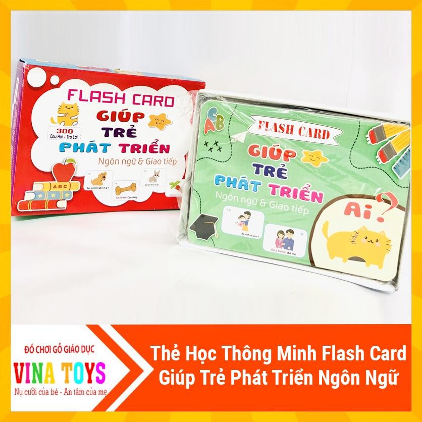 Thẻ Học Thông Minh Flashcard Giúp Trẻ Phát Triển Ngôn Ngữ Và Giao Tiếp - Đồ Chơi Thông Minh VinaToys