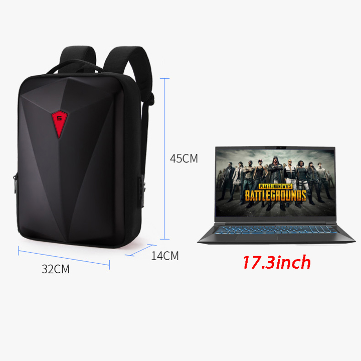 Balo laptop công nghệ, khóa số chống trộm chống rạch chống nước cao cấp 17.3inch - T0282