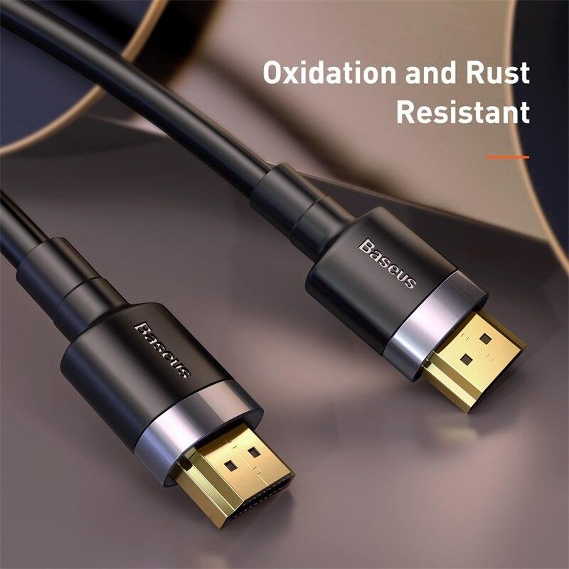 Baseus -BaseusMall VN Cáp HDMI 2.0 siêu bền Baseus Cafule HDMI Cable 4K-60Hz/18Gbps (Hàng chính hãng)