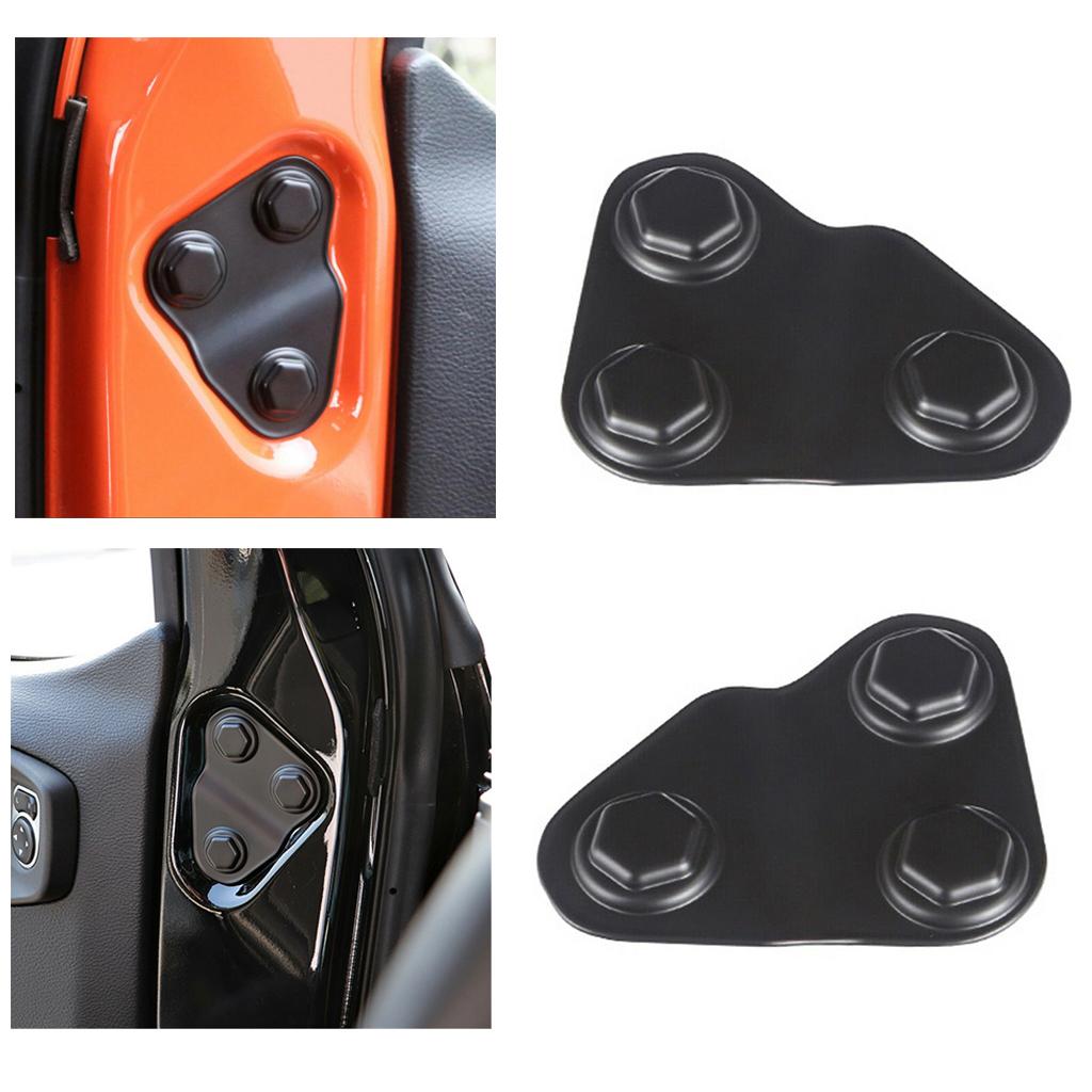Car Door Lock Screw Protector Cover Cap For Jeep Wrangler JL 2018-2020