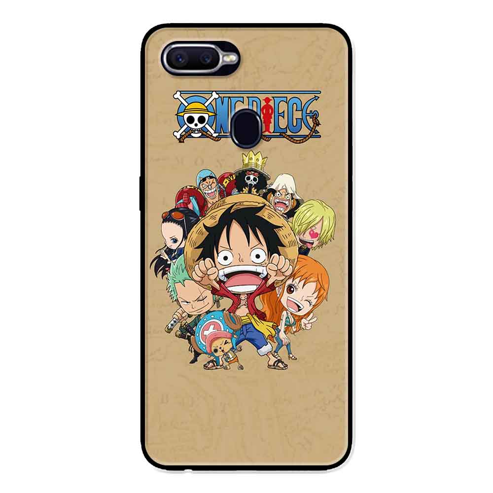 Ốp Lưng in cho Realme 2 Pro Mẫu Băng Hải Tặc Mũ Rơm - Hàng Chính Hãng