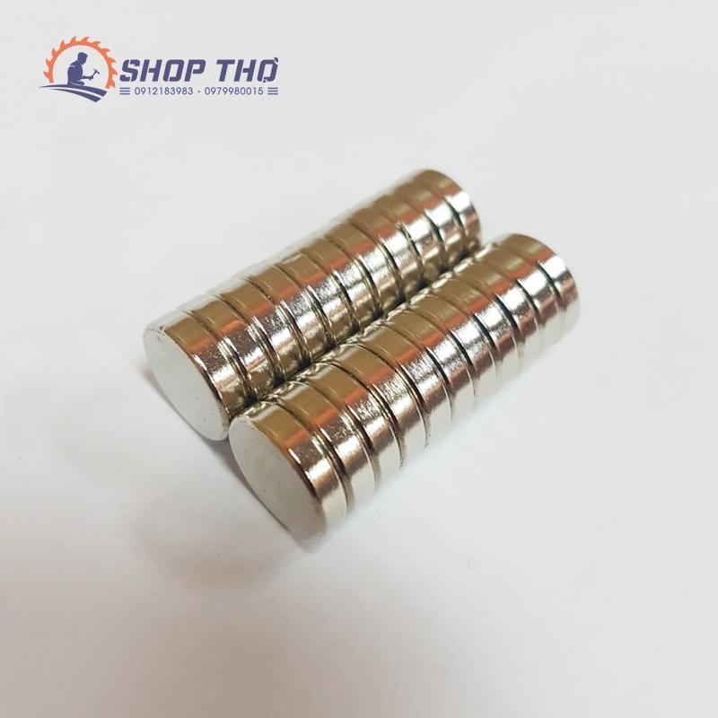 Nam châm tròn Phi 15x4mm  (5viên)