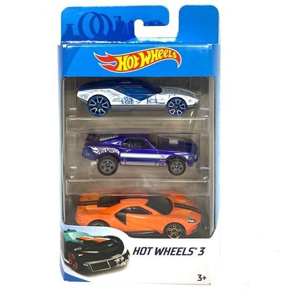 Bộ 3 Siêu Xe Hot Wheels K5904 (Mẫu Sản Phẩm Bên Trong Là Ngẫu Nhiên)