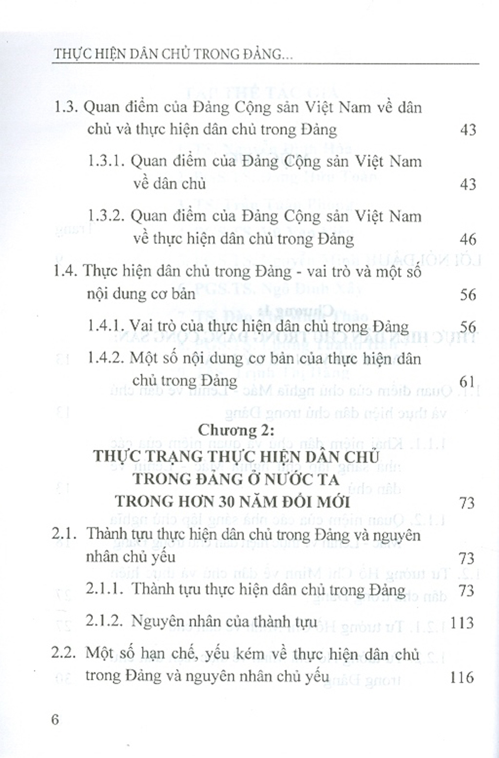 Thực Hiện Dân Chủ Trong Đảng Ở Nước Ta Hiện Nay - Thực Trạng Và Giải Pháp (Sách Chuyên Khảo)