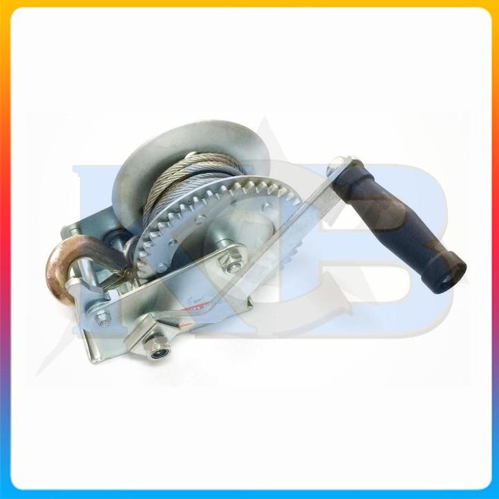 Tời Quay Tay 600lbs Bánh Răng Đồng Tải Trọng 272 Kg, Cáp 8M