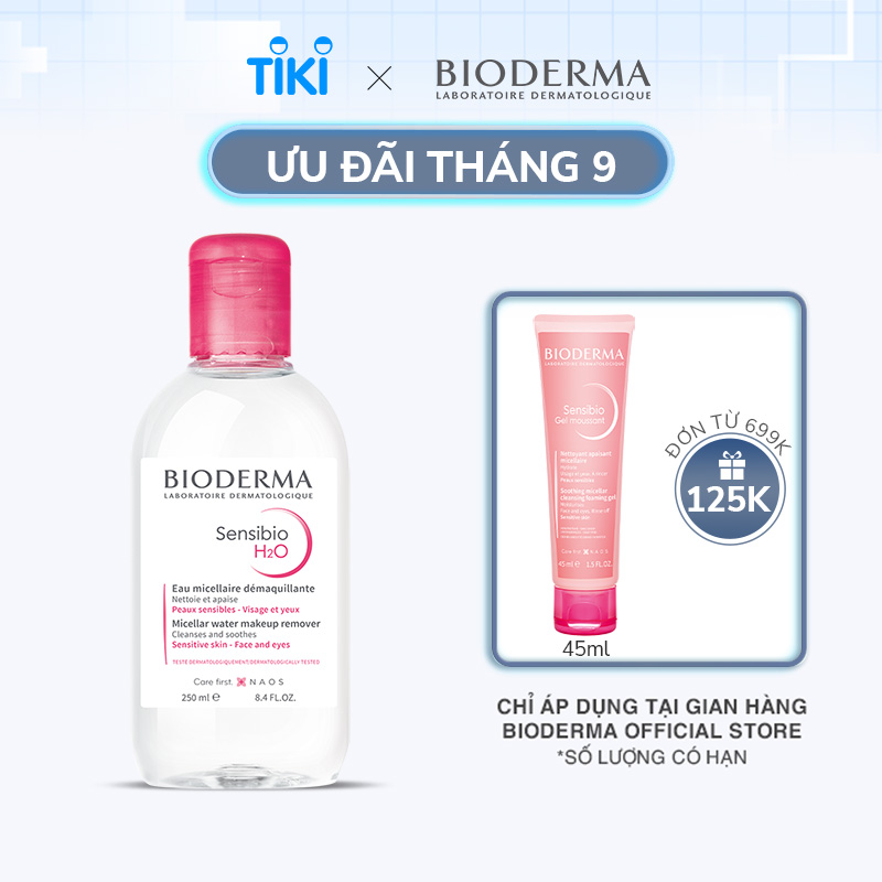 Nước Tẩy Trang Công Nghệ Micella Bioderma Sensibio H2O