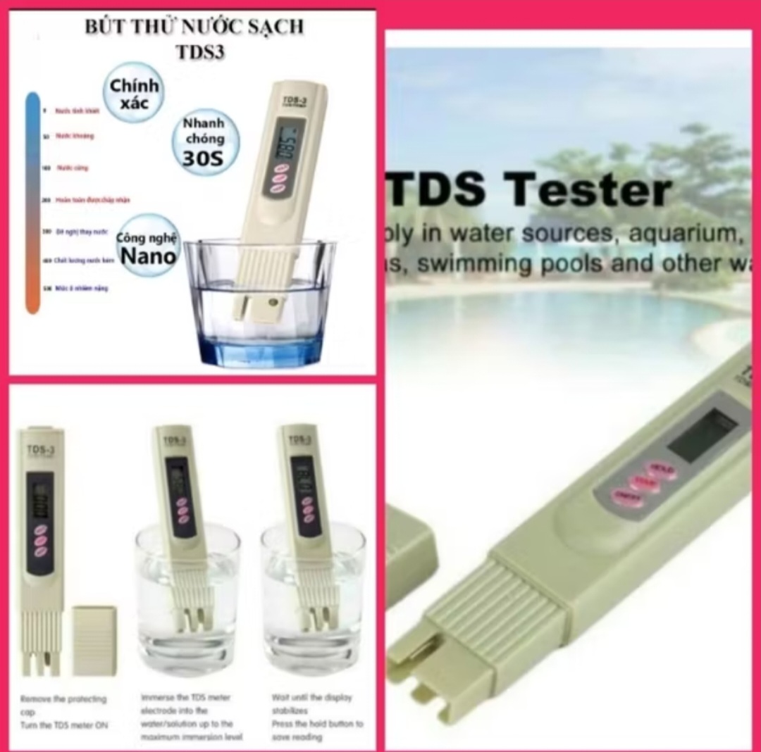 1 CÁI BÚT THỬ KIỂM TRA NƯỚC SẠCH ĐIỆN TỬ HÀNG CHUẨN