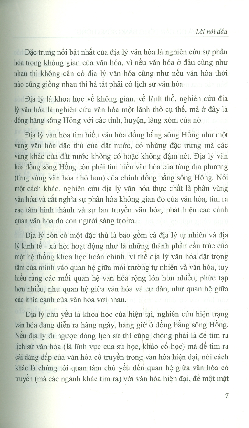 Văn Hoá Và Cư Dân Đông Bằng Sông Hồng - Vũ Tự Lập chủ biên