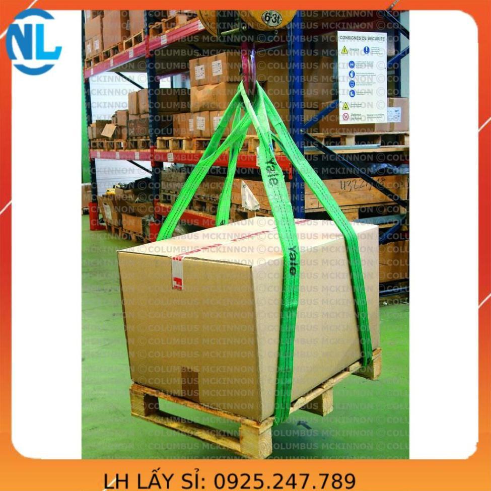 Dây cáp vải cẩu hàng 2 tấn x 4 mét - rộng 5cm