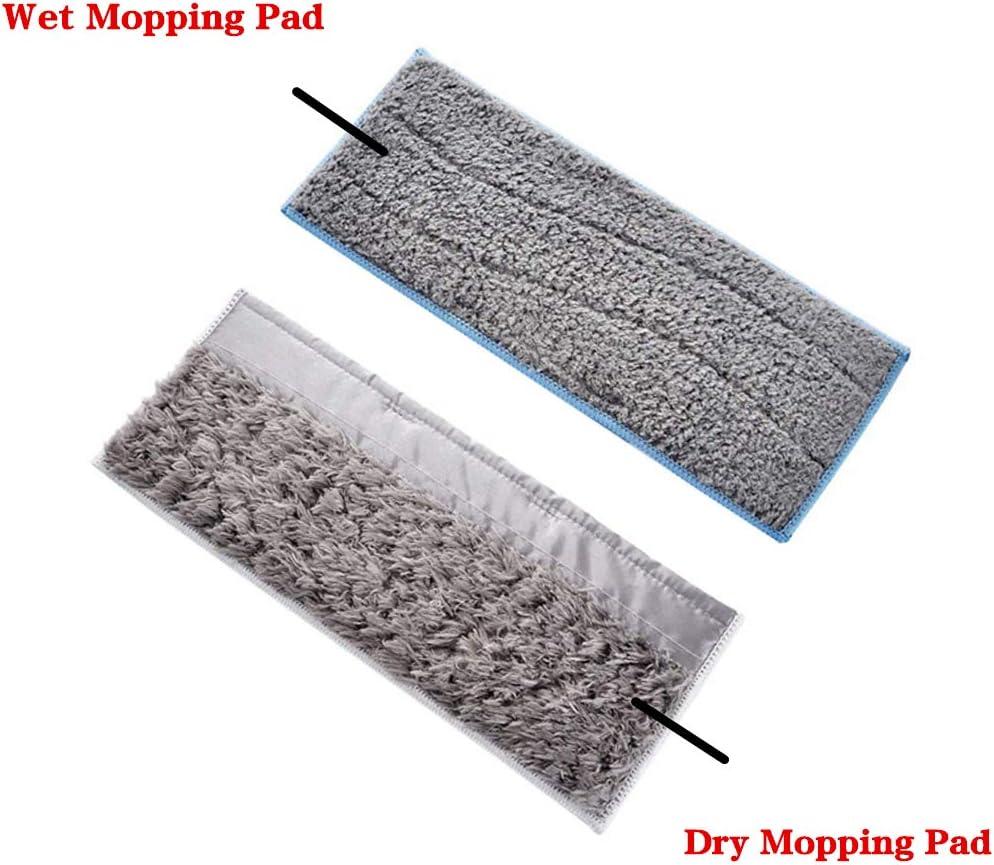 Bộ 6 cây lau nhà giặt được cho IRobot Braava Jet M6, gồm 3 khăn lau ướt và 3 khăn lau khô