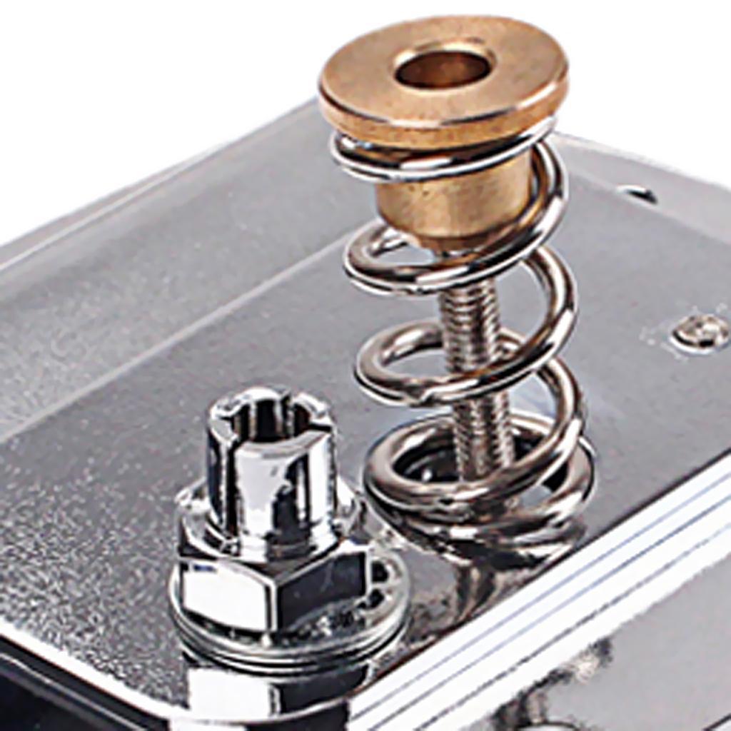 5-way Switch Toggle w/ Black Yellow White Knob Tips + Guitar Tremolo Bridge