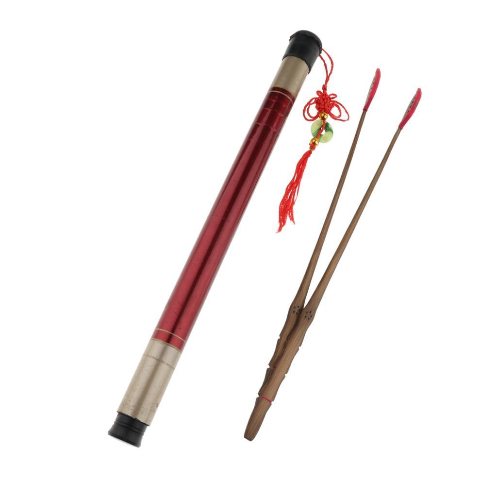 2x1 Pair Chinese Dulcimer Hammer Beater with Case Organiser