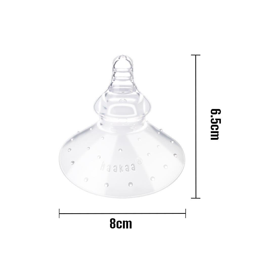 Núm trợ ti chỉnh nha Haakaa. Chất liệu silicone cao cấp, an toàn. Không chứa BPA, PVC và phthalate