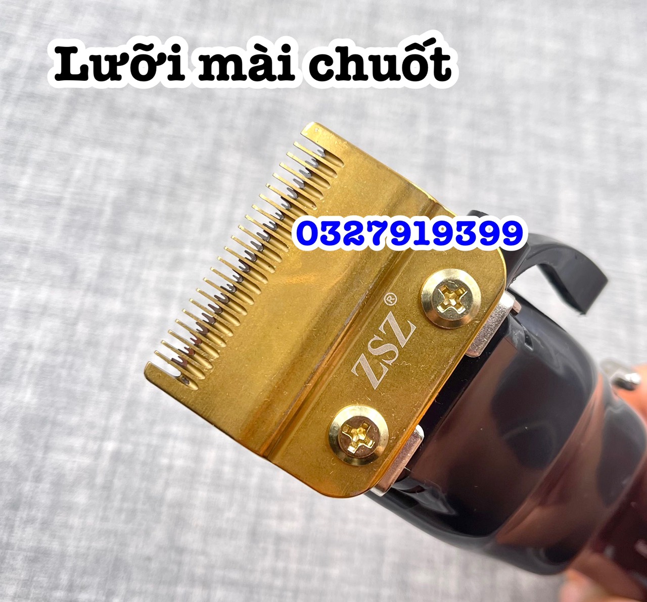 Tông đơ cắt tóc ZSZ F88 lưỡi kép - cốc sạc