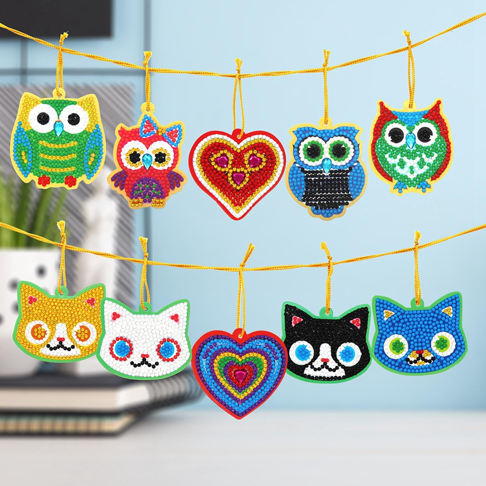 Cartoon DIY Full Drill Embroidery Kits Ornament Home Decor