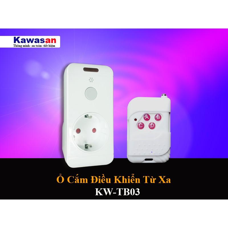 Ổ CẮM ĐA NĂNG ĐIỀU KHIỂN TỪ XA KAWASAN TB03 - HÀNG CHÍNH HÃNG