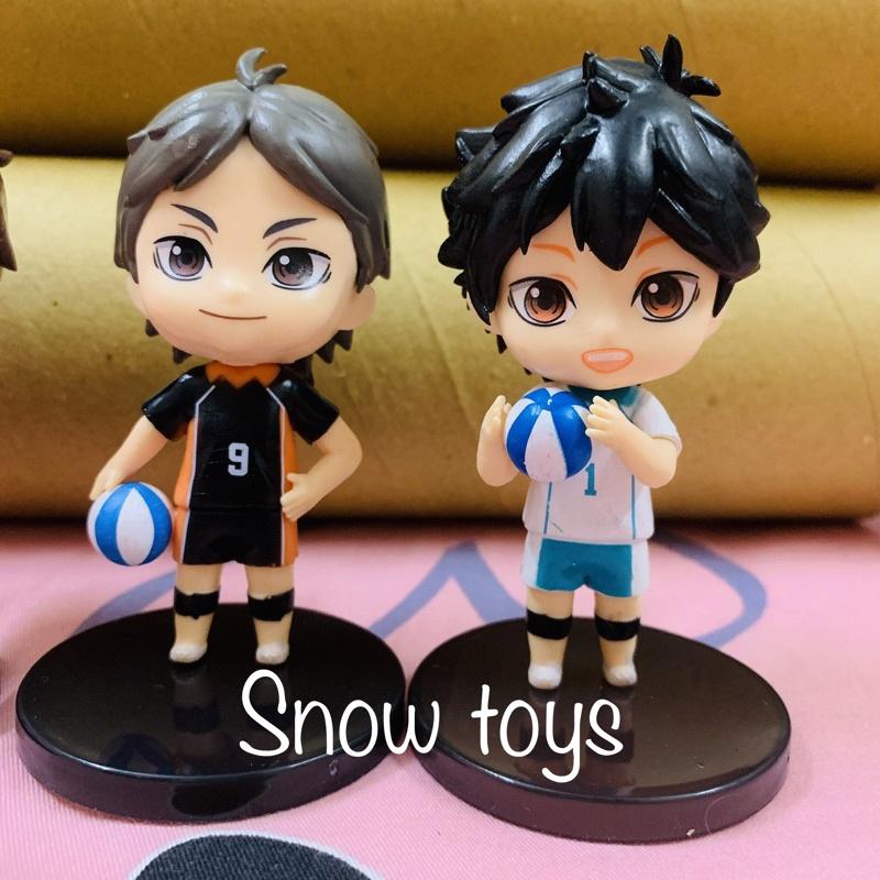 Mô hình Haikyuu - 4 nhân vật Vua bóng chuyền Hinata Shoyo Kageyama Tobio Koshi Sugawara Oikawa Toru Haikyu