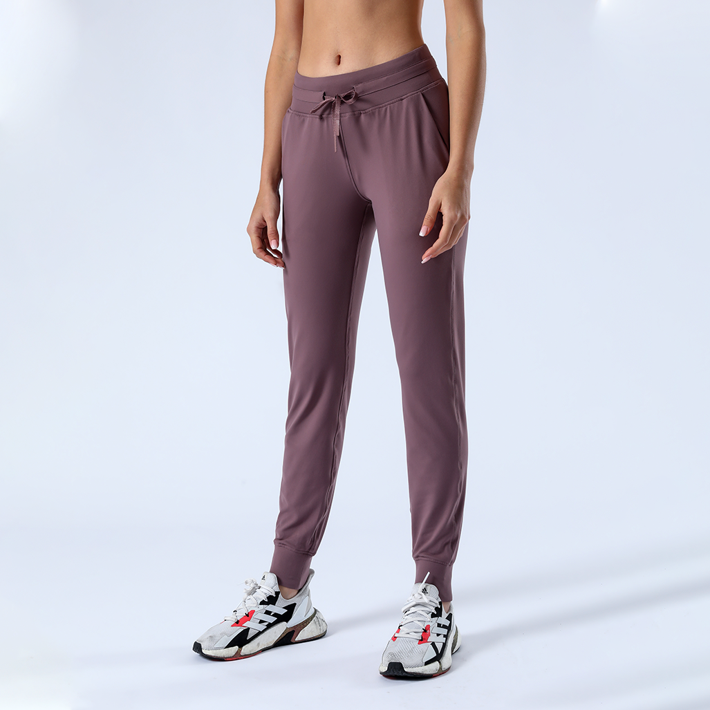 Lulu thể thao quần bình thường nữ yoga quần legging tập luyện chạy bộ với túi chạy thể thao và tập thể dục Color: midnight blue Size: M