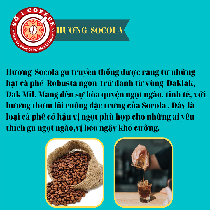 Cà Phê Nguyên Chất - Cà Phê ROBUSTA Hương Socola Nguyên Chất, Loại Cà Phê Rang Xay Pha Máy, Rang Mộc 100% , Ngon Đậm Đà, Đạt Tiêu Chuẩn Xuất Khẩu - Gói 500g