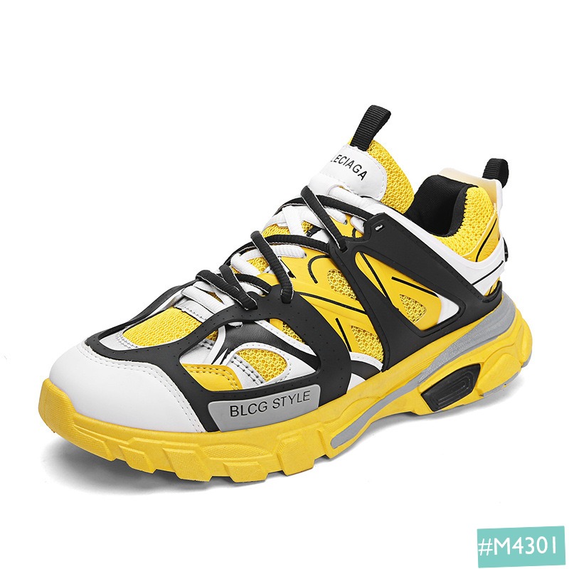 Giày Thể Thao Nam BLCG STYLE MINSU M4301, Giày Sneaker Nam Độn Đế Thiết Kế Thoáng Khí Cá Tính Dễ Mix Đồ Đi Chơi Đi Học