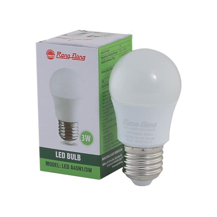 Bóng đèn LED BULB tròn  Rạng Đông công suất 3W 5W 7W 9W