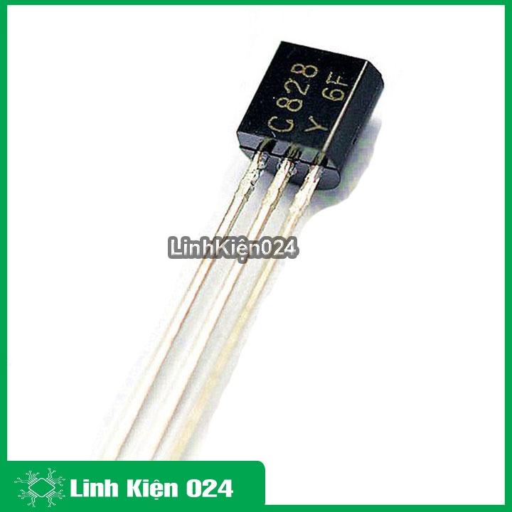 C828 TO-92 transistor NPN 0,1a 25v