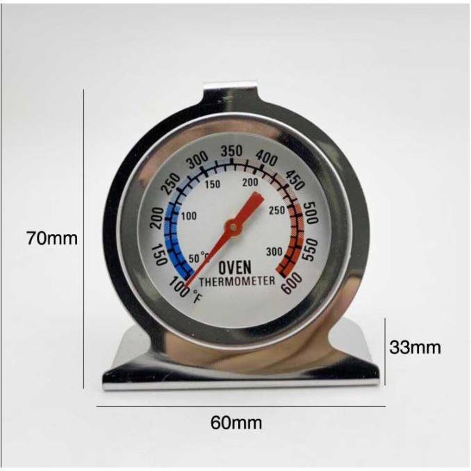 Đồng hồ đo nhiệt độ lò nướng bằng thép không gỉ