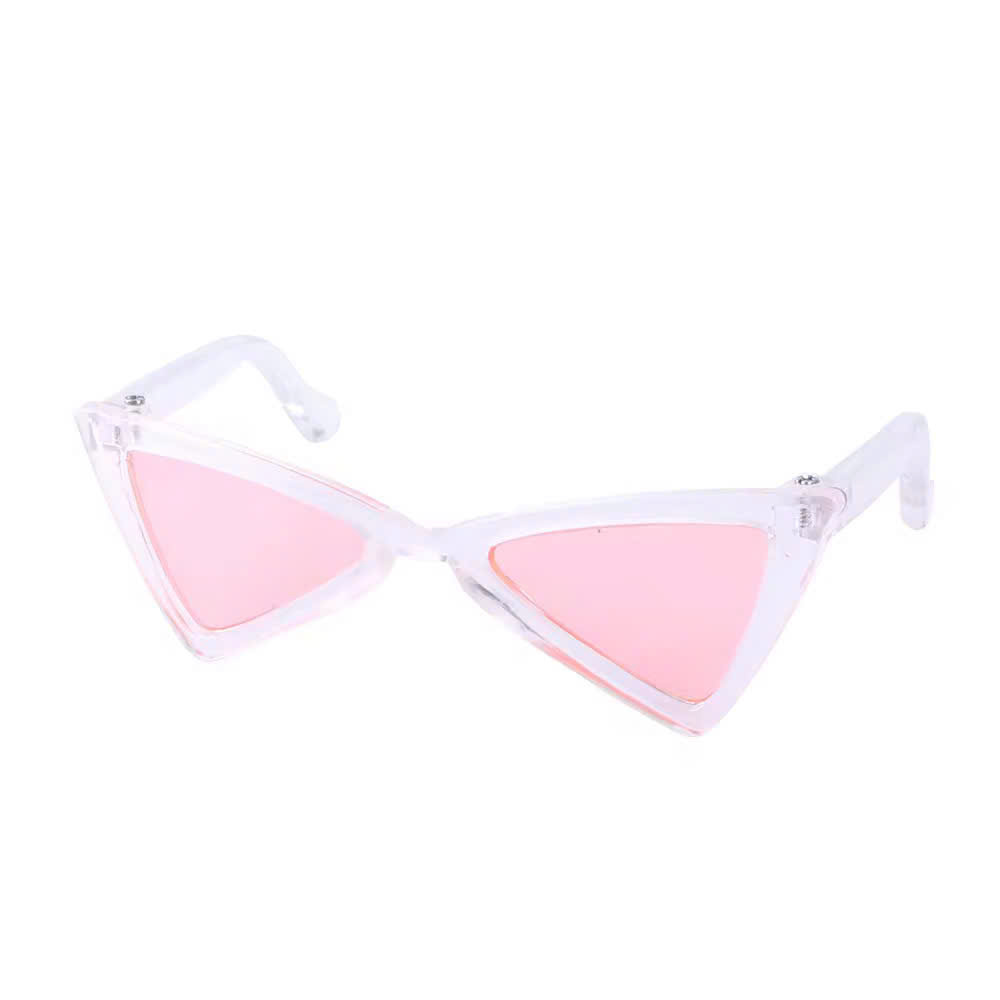 MẮT KÍNH KÍNH RÂM KÍNH MÁT NGỘ NGHĨNH TAM GIÁC SIÊU XINH SANG CHẢNH MÃ 1 CHO THÚ CƯNG CHÓ MÈO