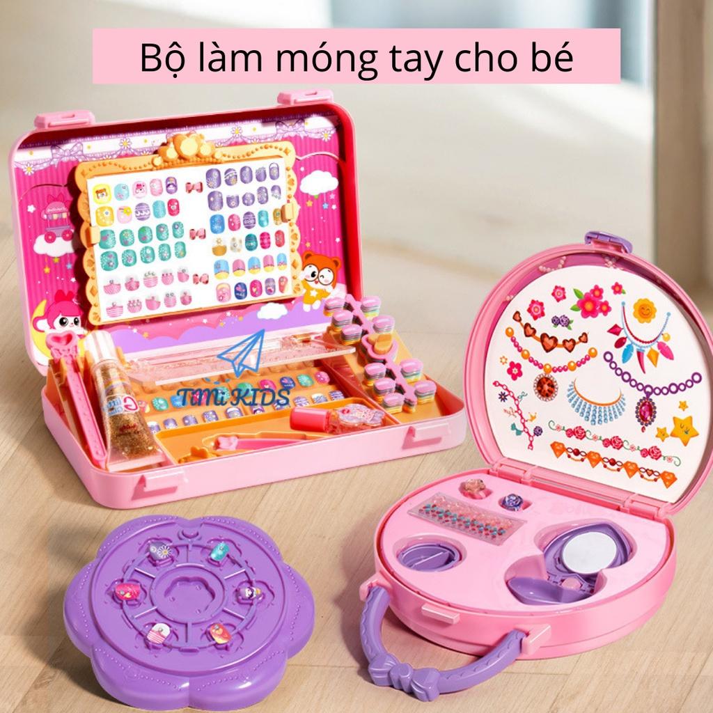 Bộ Đồ Chơi Làm Móng Tay Cho Bé An Toàn, Dễ Dàng Rửa Sạch Bằng Nước