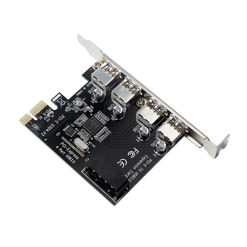 Thẻ Chuyển Đổi PCI-E Sang USB3.0 Tốc Độ Cao Với 4 Cổng USB3.0 Cho Máy Tính Để Bàn