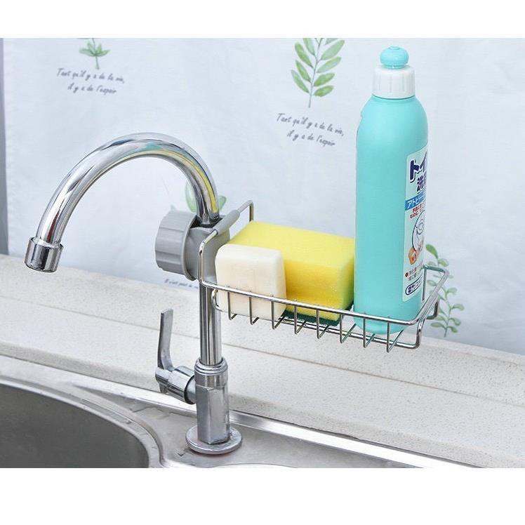 Giá Để Đồ Inox Cài Cạnh Vòi Nước Rửa Bát Cao Cấp