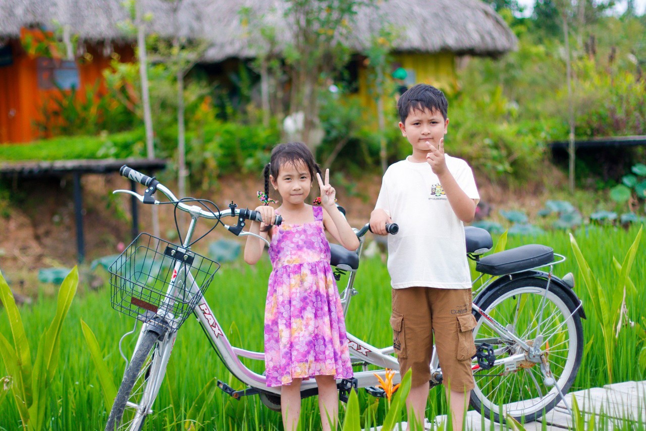 Xe đạp đôi Pax 1P-Sport 3 chỗ ngồi, 2 người đạp độc lập, xe đạp cho gia đình