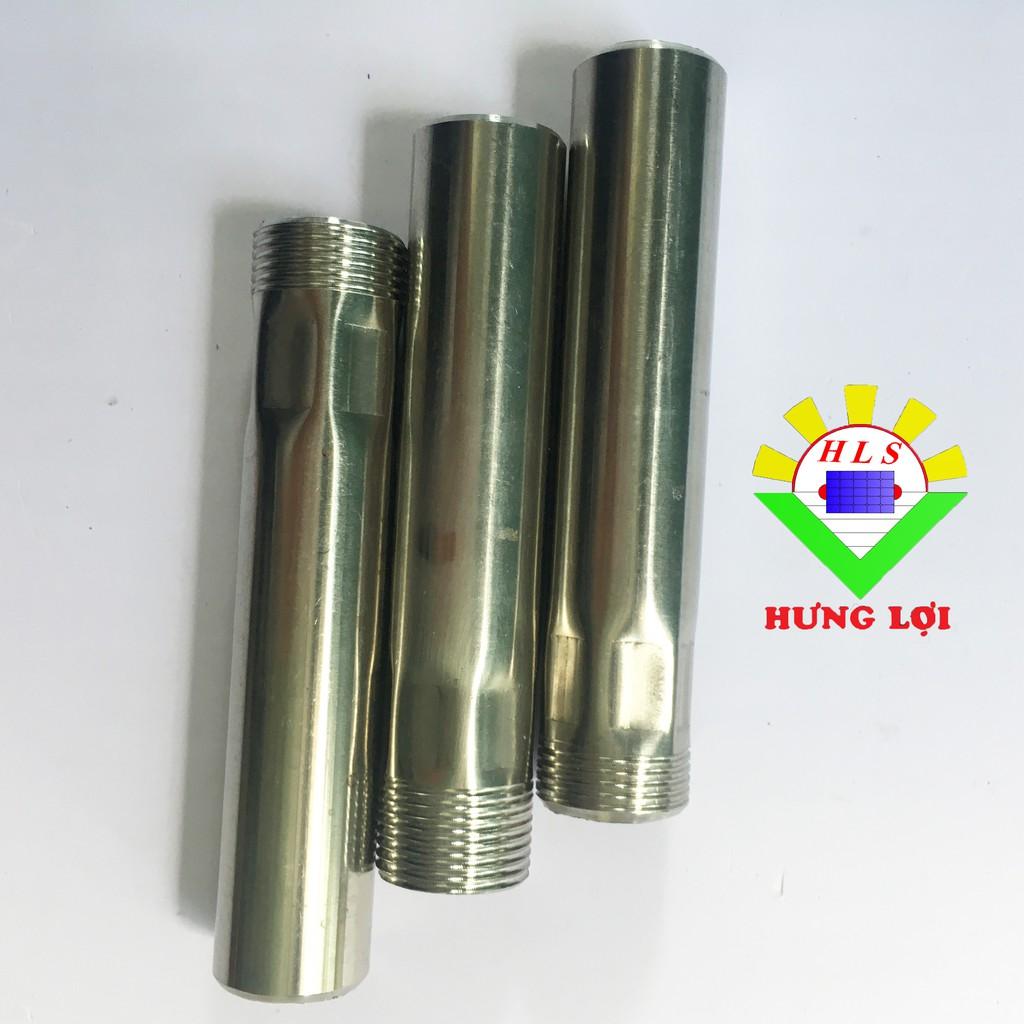 Ty inox (ren+trơn) phi 27 dùng cho máy nước nóng năng lượng mặt trời