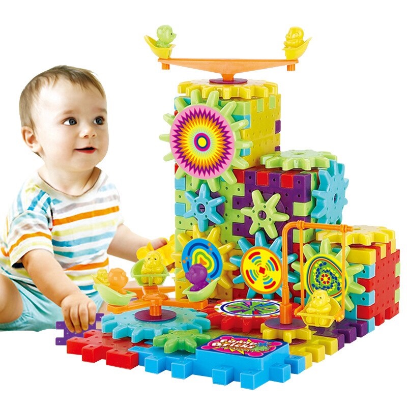 Bộ Đồ Chơi Lắp Ghép IQ Builder 3D 81 Món Cho Bé