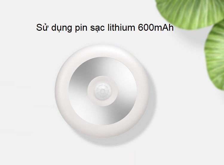 Đèn led mini cảm biến hồng ngoại có móc treo tiện lợi VN00212 ( Tặng kèm 01 quạt nhựa mini cắm cổng USB màu ngẫu nhiên )