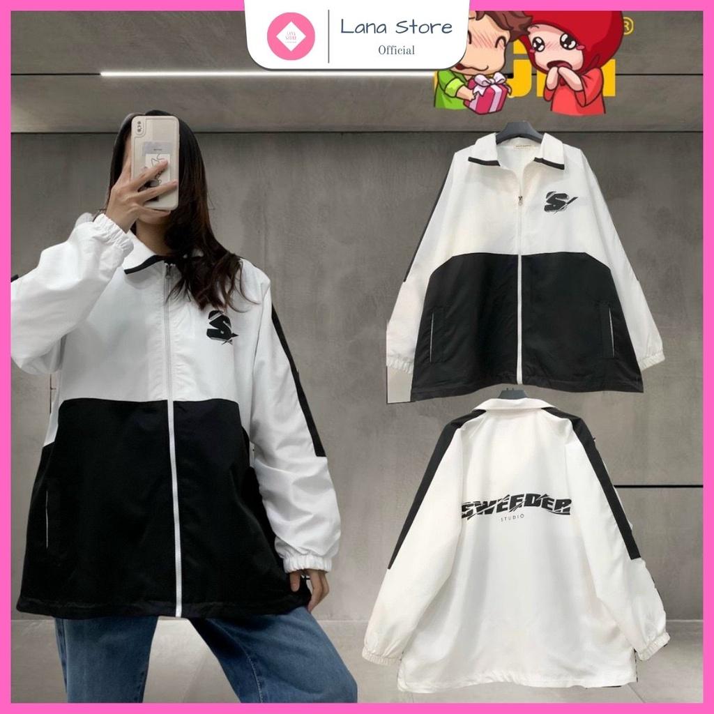 Áo Khoác Bomber Dù 2 Lớp In S Sweeder Form Unisex Nam Nữ