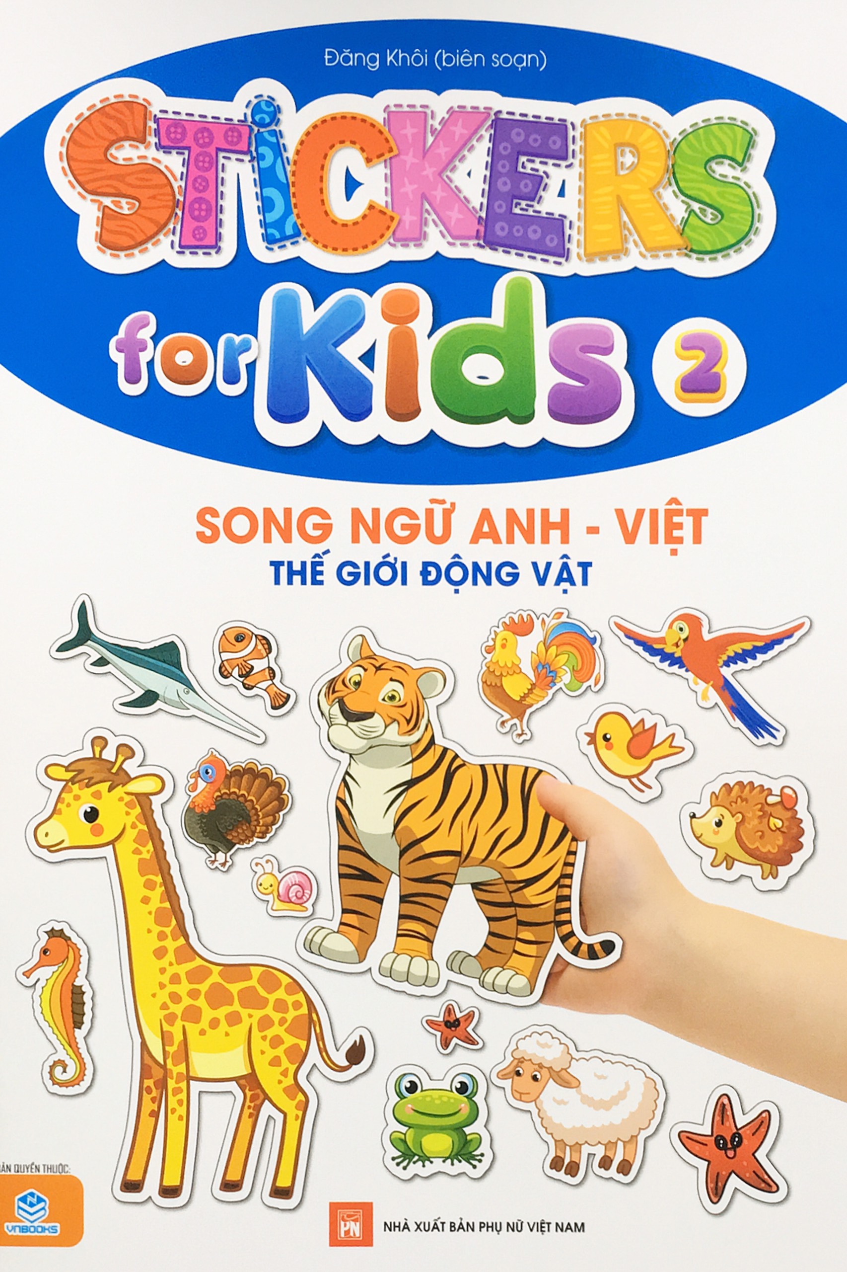 Sticker for kids song ngữ anh việt - thế giới động vật tập 2