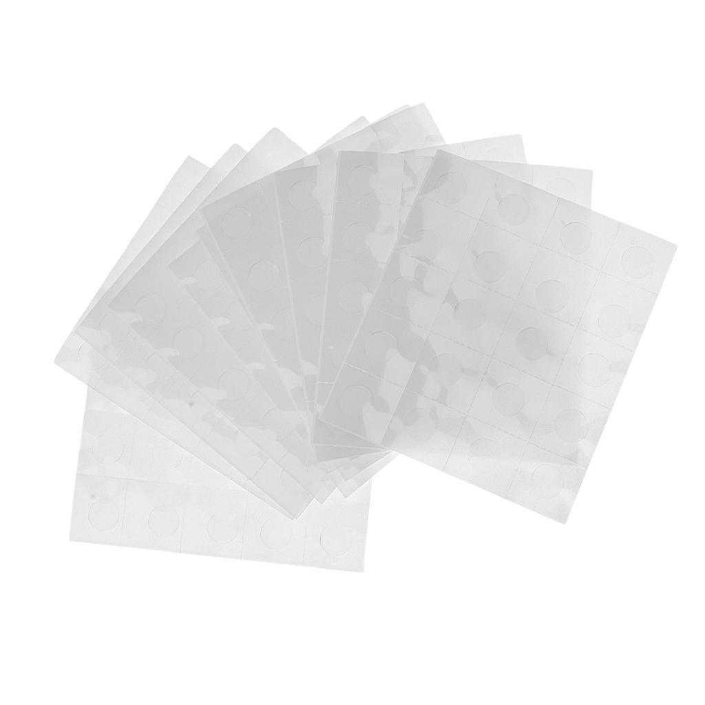 200pcs/Pack Clear Round Dot Double-sided adhesive Balloon Sticker Decoration