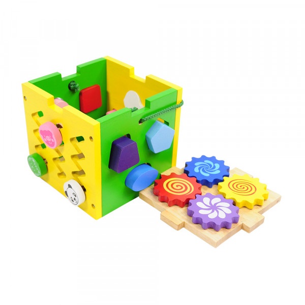 Đồ chơi thả hình khối cho bé, Hộp Thả Khối Đa Năng - Đồ chơi gỗ Winwintoys