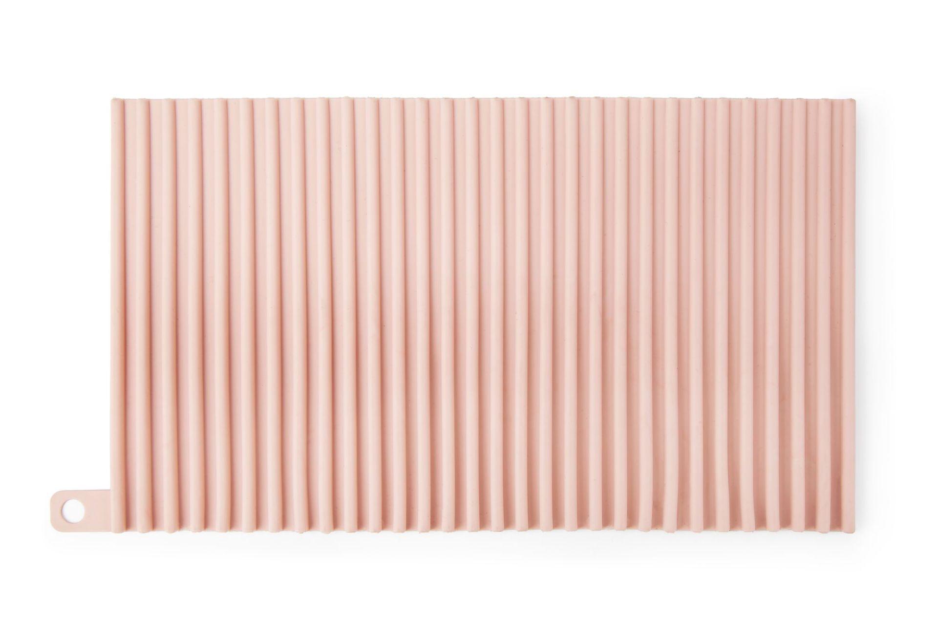 Thảm ăn gia đình 3PCS, thảm cách nhiệt nhiệt, thảm trà chống trượt, thảm thoát nước TPR, tấm rửa nhỏ, dễ dàng để làm sạch