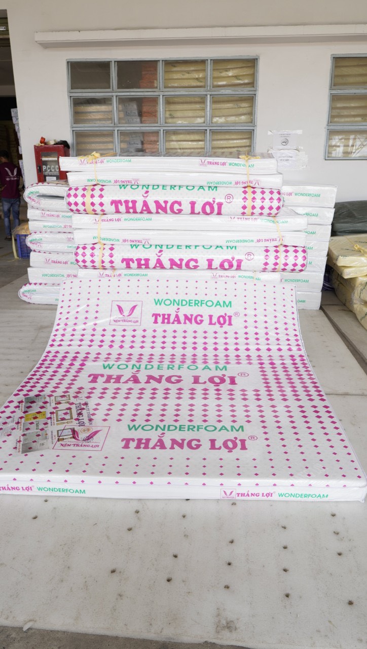 Nệm cao su Wonder foam Thắng Lợi, Nệm êm và đàn hồi vượt trội hàng chính hãng